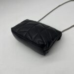 Saint Lurent Loulou Puffer Mini Black SHW