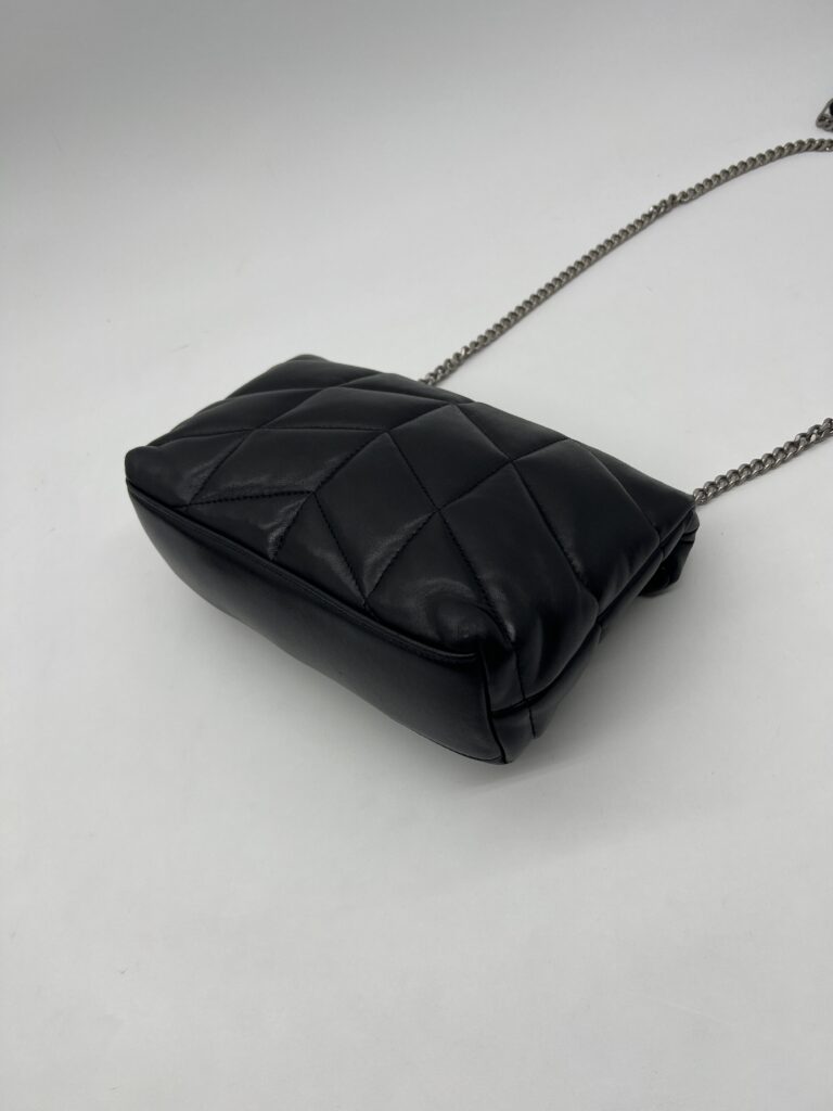 Saint Lurent Loulou Puffer Mini Black SHW
