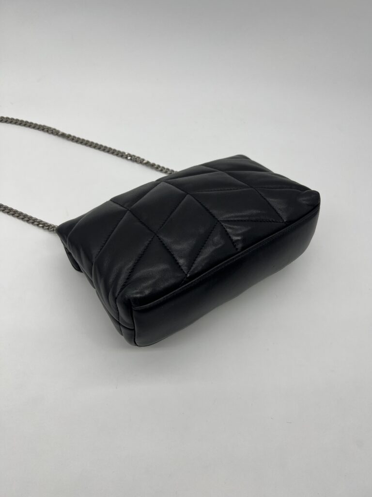 Saint Lurent Loulou Puffer Mini Black SHW