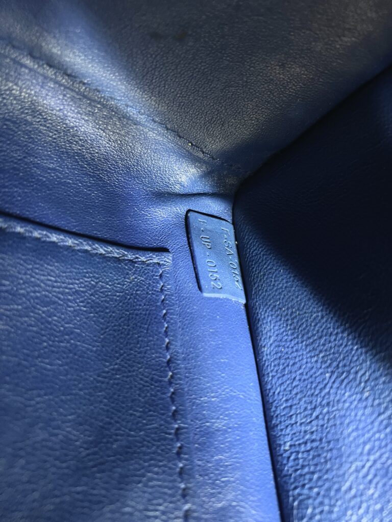 Celine Nano Luggage Blue Electric GHW