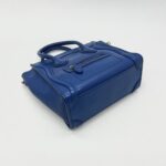 Celine Nano Luggage Blue Electric GHW