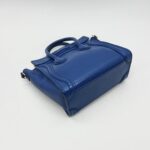 Celine Nano Luggage Blue Electric GHW