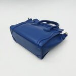 Celine Nano Luggage Blue Electric GHW