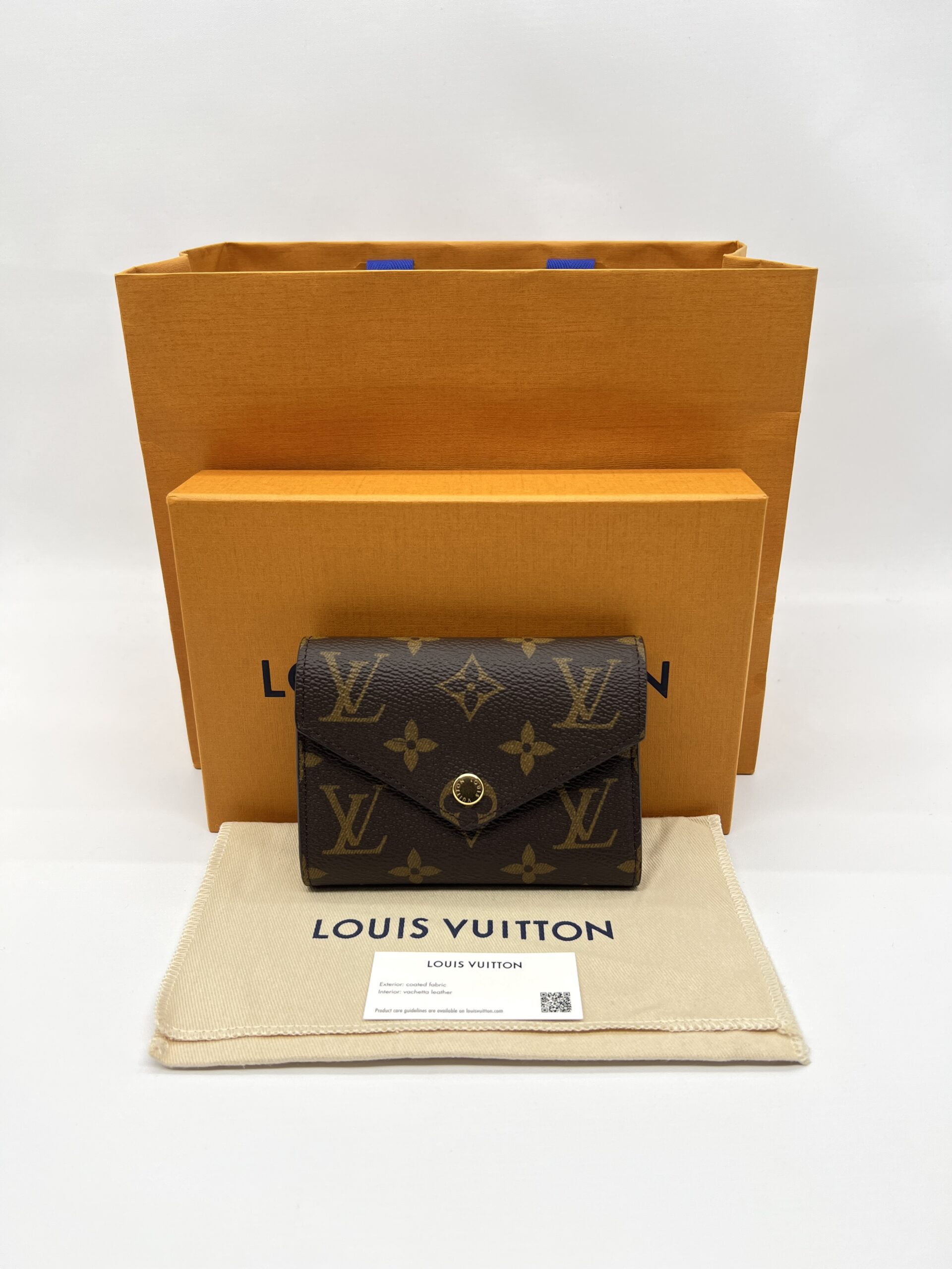 Louis Vuitton Victorine Wallet Monogram Caramel GHW