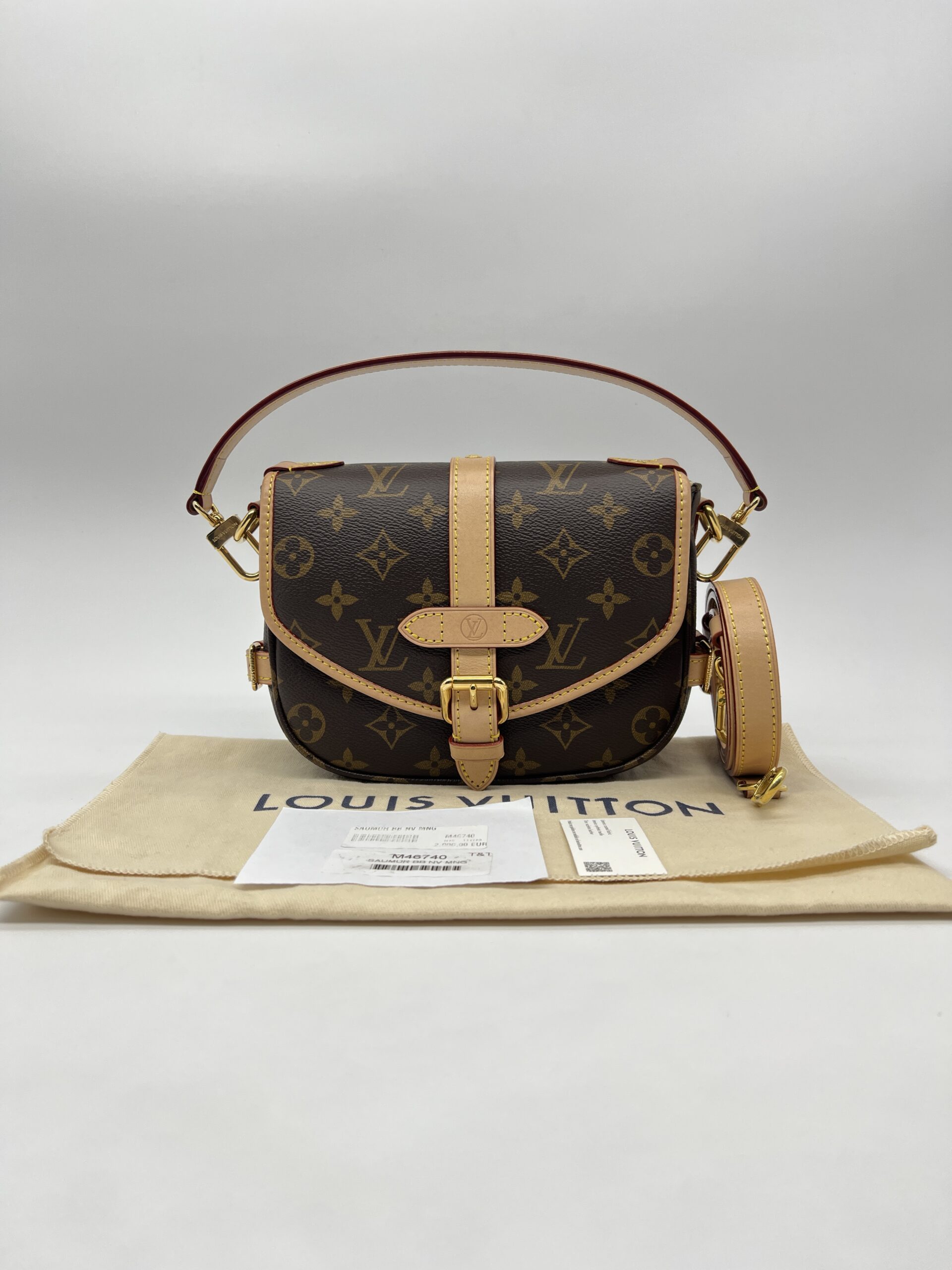 Louis Vuitton Saumur BB Monogram GHW