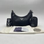 Prada Re Edition 2005 Tessuto Nylon Nero SHW