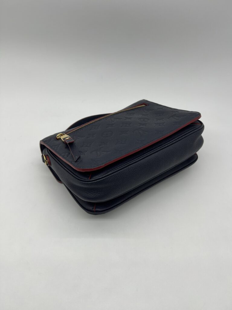 Louis Vuitton Metis MM Monogram Empreinte Marine Rouge GHW