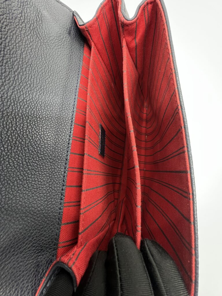 Louis Vuitton Metis MM Monogram Empreinte Marine Rouge GHW