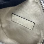 Gucci Mini Ophidia Double Zip GG Supreme Beige White GHW