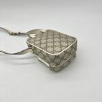 Gucci Mini Ophidia Double Zip GG Supreme Beige White GHW