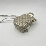 Gucci Mini Ophidia Double Zip GG Supreme Beige White GHW