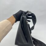 Loewe Anton Sling Logo Debossed Leather Black SHW
