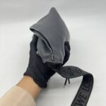 Loewe Anton Sling Logo Debossed Leather Black SHW