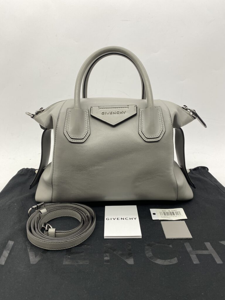 Givenchy Soft Antigona Small Pearl Grey SHW