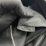 Loewe Anton Sling Logo Debossed Leather Black SHW