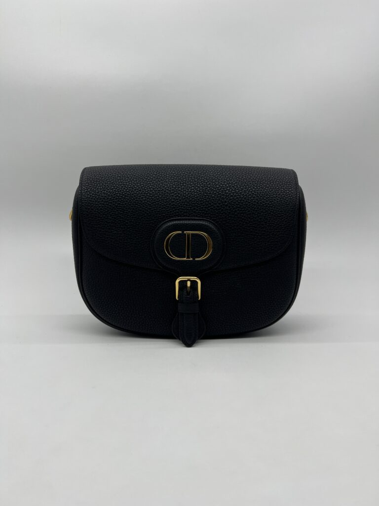Dior Bobby Large Grained Black GHW