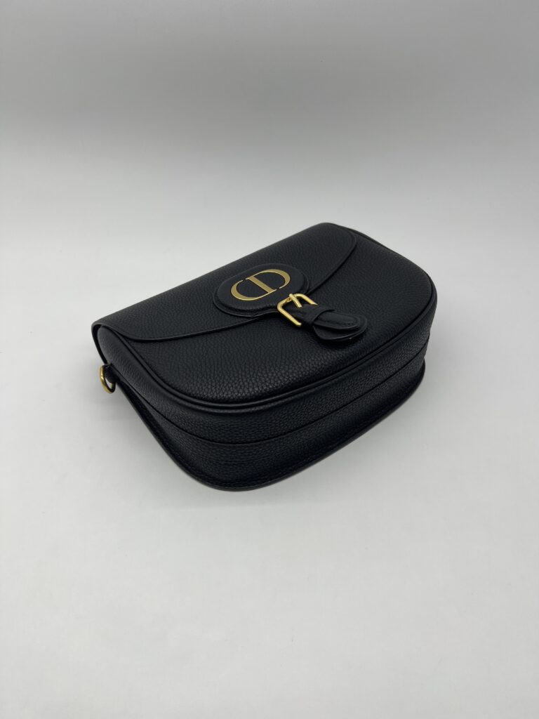 Dior Bobby Large Grained Black GHW