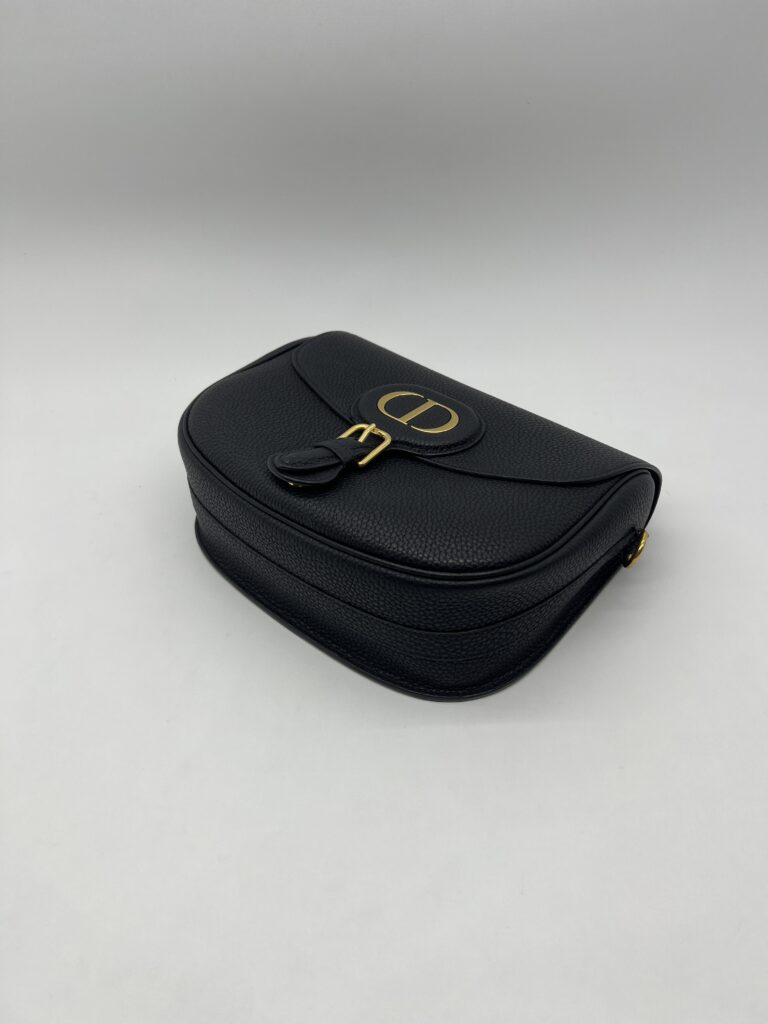 Dior Bobby Large Grained Black GHW