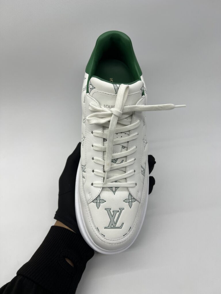 Louis Vuitton Beverly Hills Sneakers Monogram White Green
