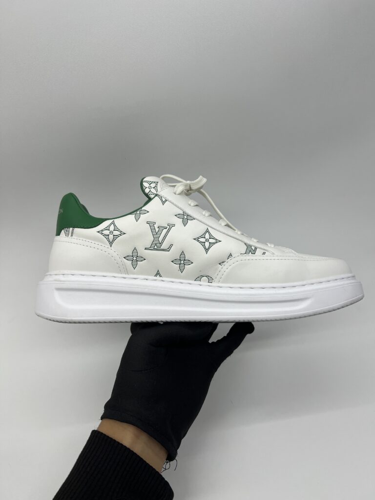 Louis Vuitton Beverly Hills Sneakers Monogram White Green