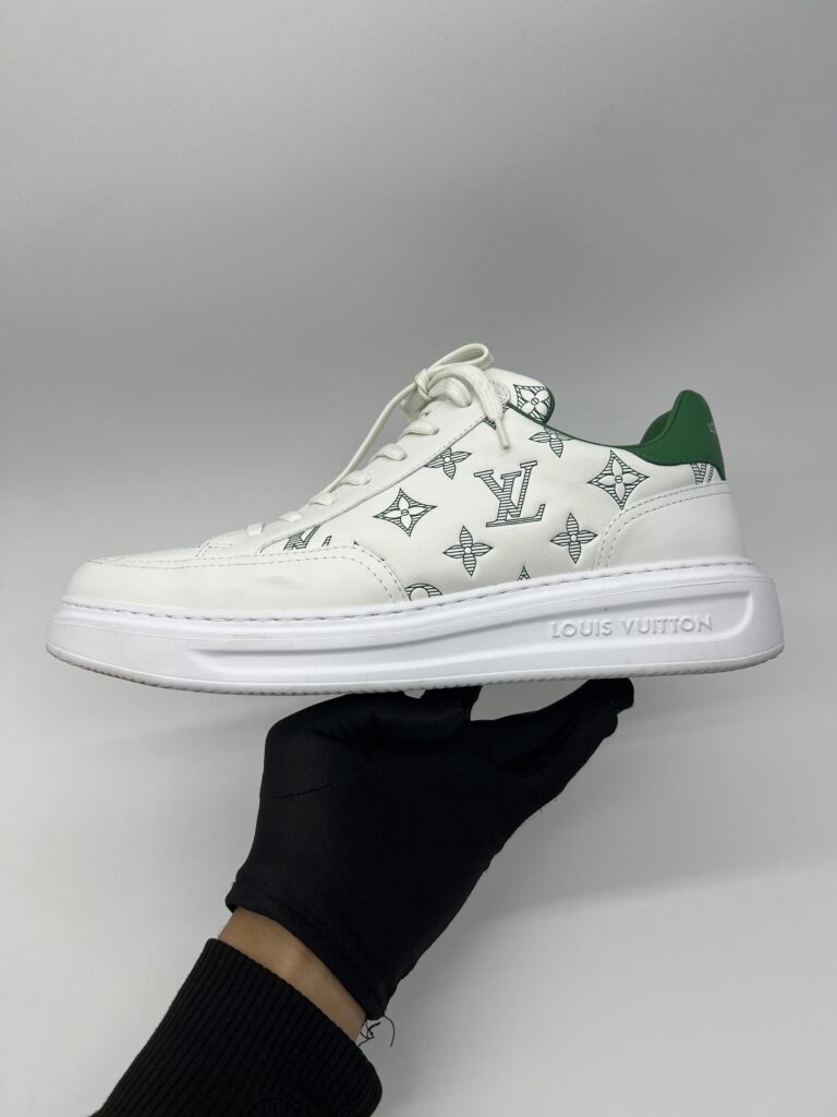 Louis Vuitton Beverly Hills Sneakers Monogram White Green