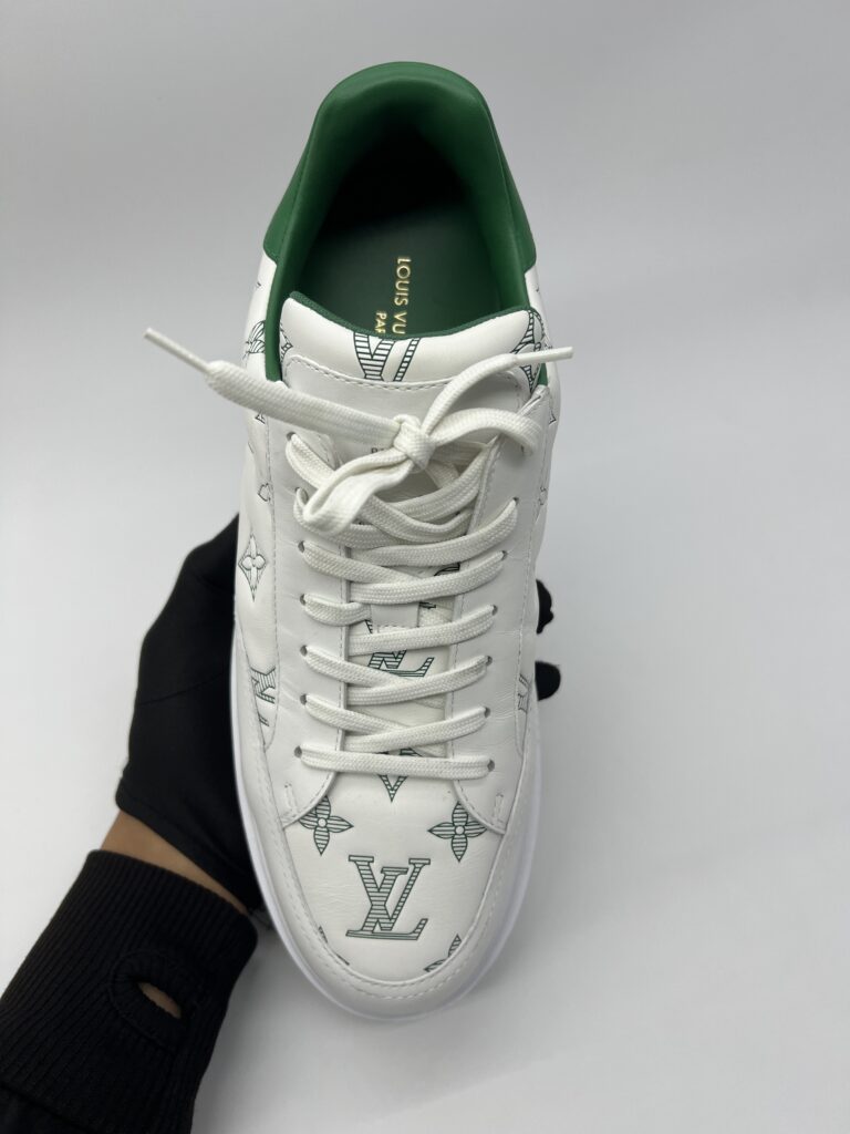 Louis Vuitton Beverly Hills Sneakers Monogram White Green
