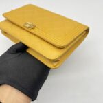 Chanel Boy WOC Lambskin Yellow GHW