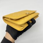Chanel Boy WOC Lambskin Yellow GHW