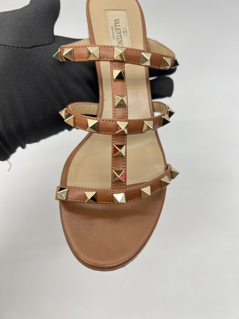 Valentino Garavani Rockstud Brown GHW