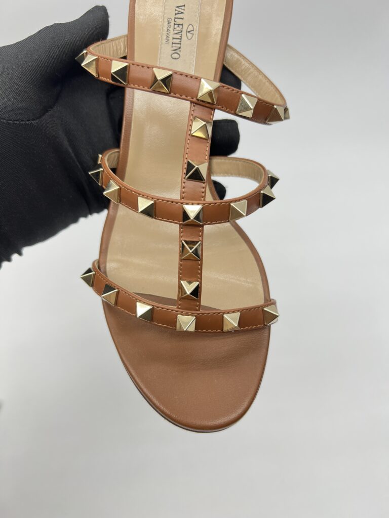 Valentino Garavani Rockstud Brown GHW
