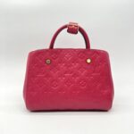 Louis Vuitton Montaigne BB Monogram Empreinte Red GHW