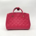 Louis Vuitton Montaigne BB Monogram Empreinte Red GHW