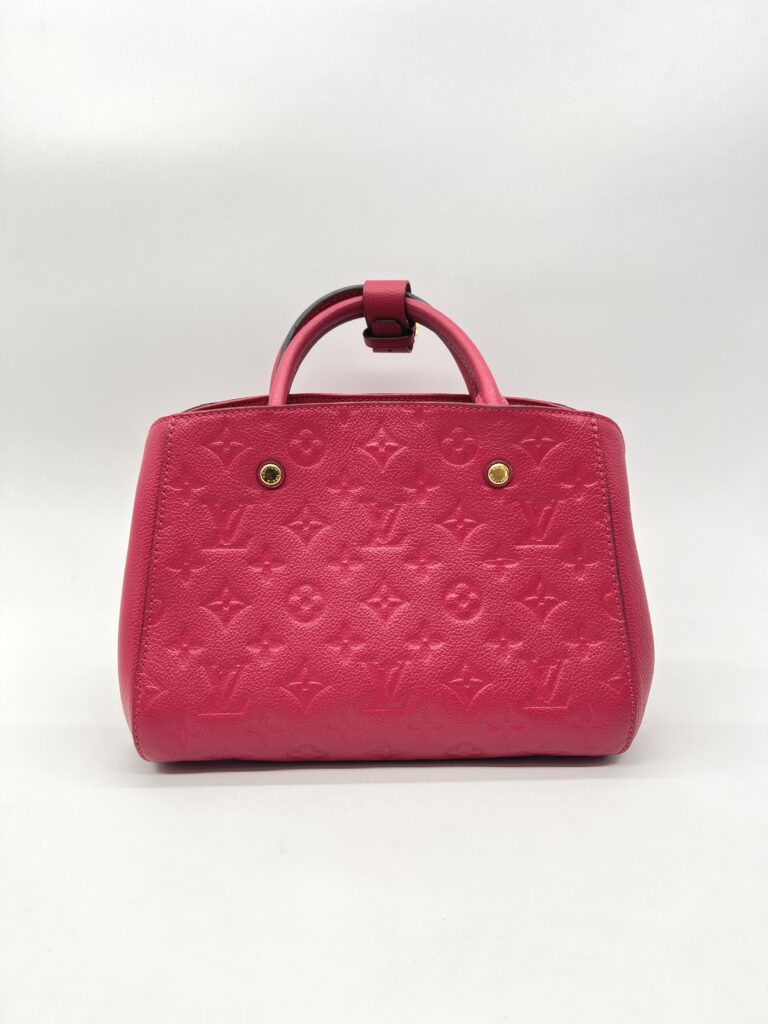 Louis Vuitton Montaigne BB Monogram Empreinte Red GHW