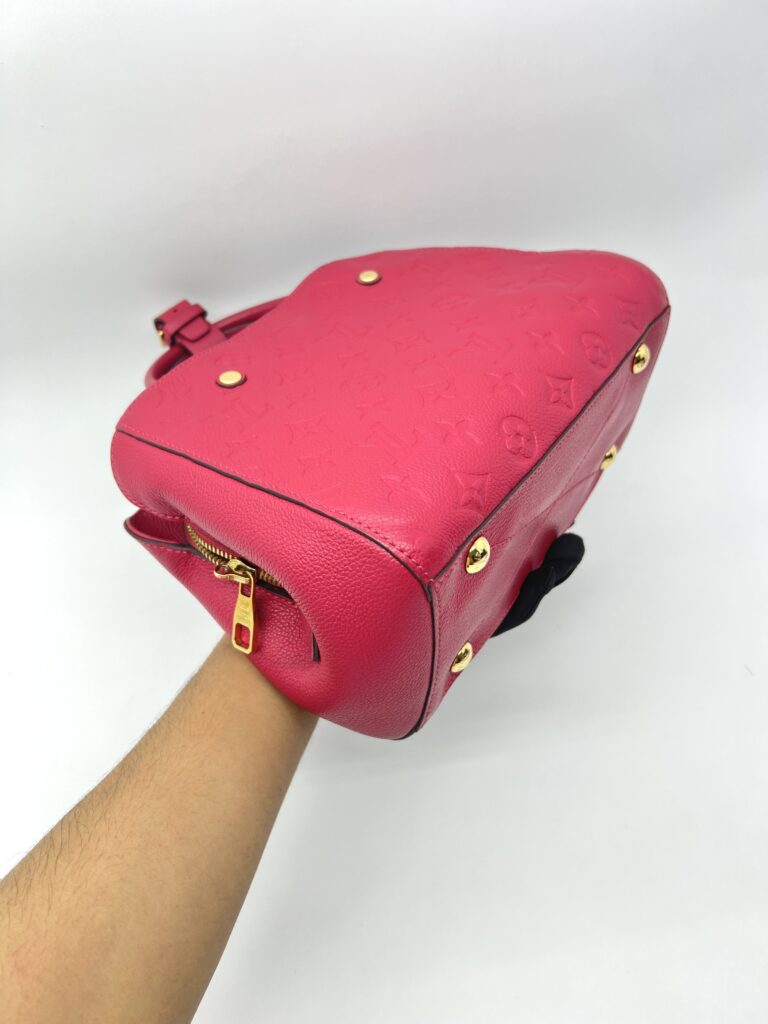 Louis Vuitton Montaigne BB Monogram Empreinte Red GHW