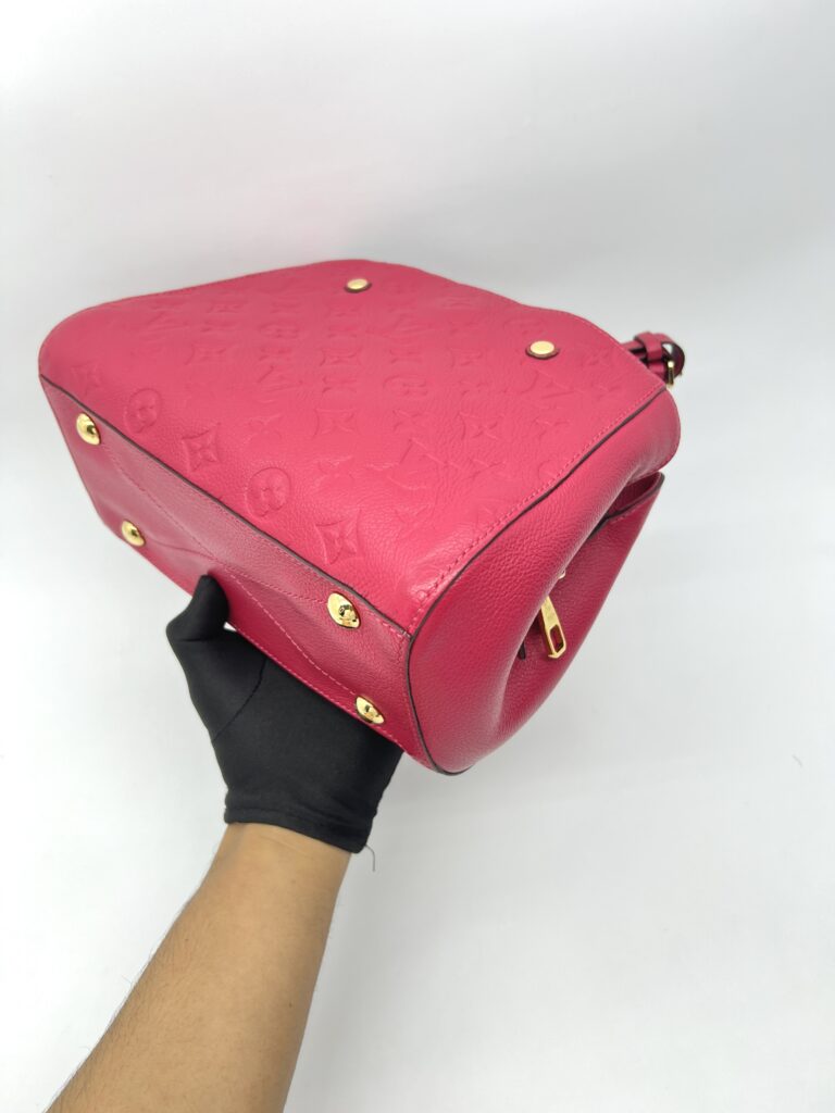 Louis Vuitton Montaigne BB Monogram Empreinte Red GHW