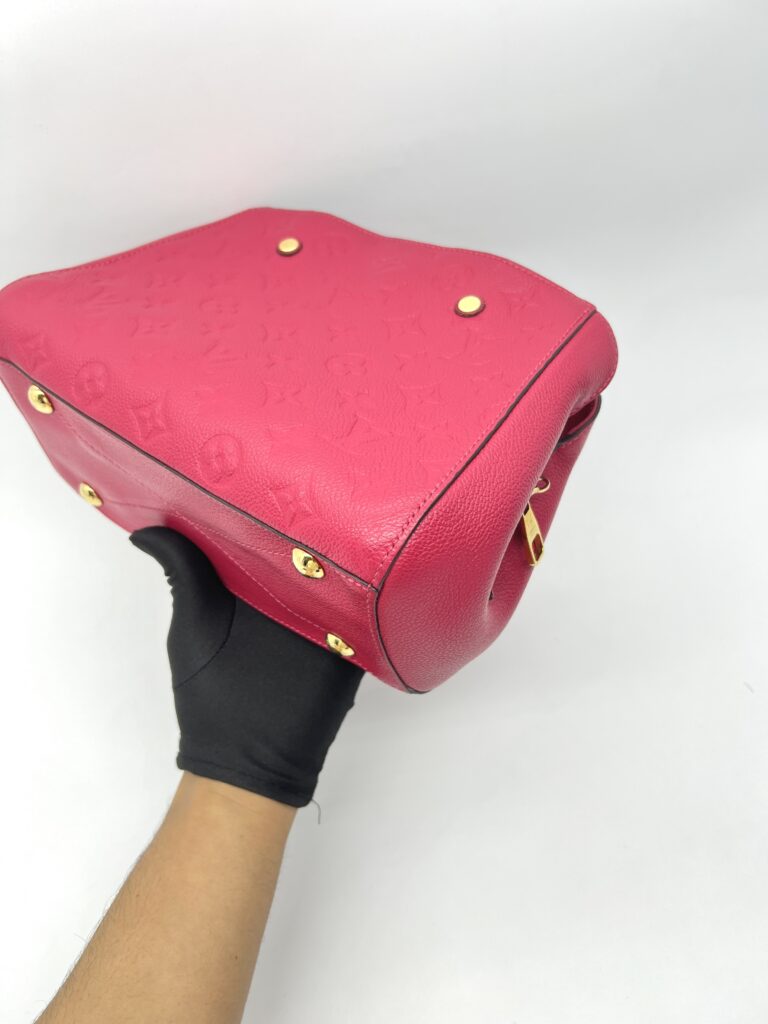 Louis Vuitton Montaigne BB Monogram Empreinte Red GHW