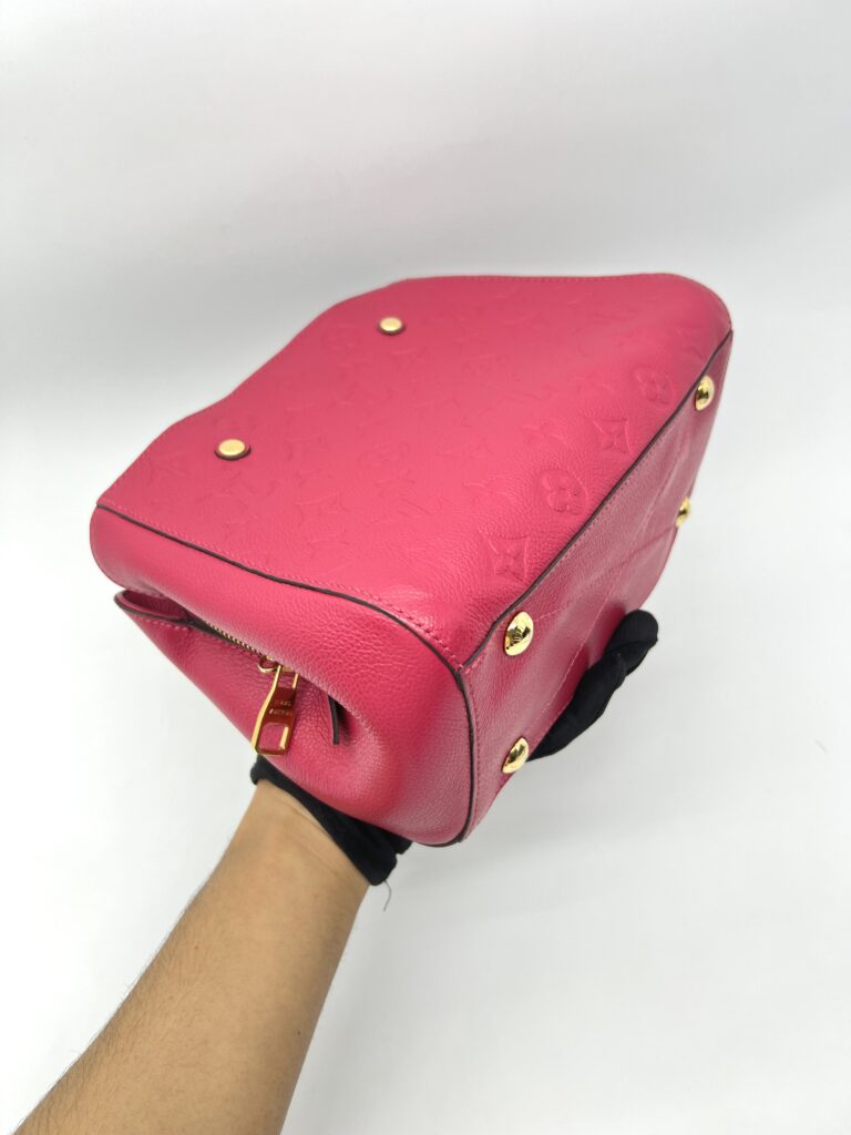 Louis Vuitton Montaigne BB Monogram Empreinte Red GHW