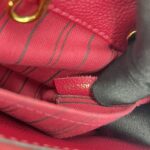 Louis Vuitton Montaigne BB Monogram Empreinte Red GHW