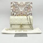 Dior My Dior Daily Chain Pouch Cloud White GHW