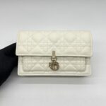 Dior My Dior Daily Chain Pouch Cloud White GHW