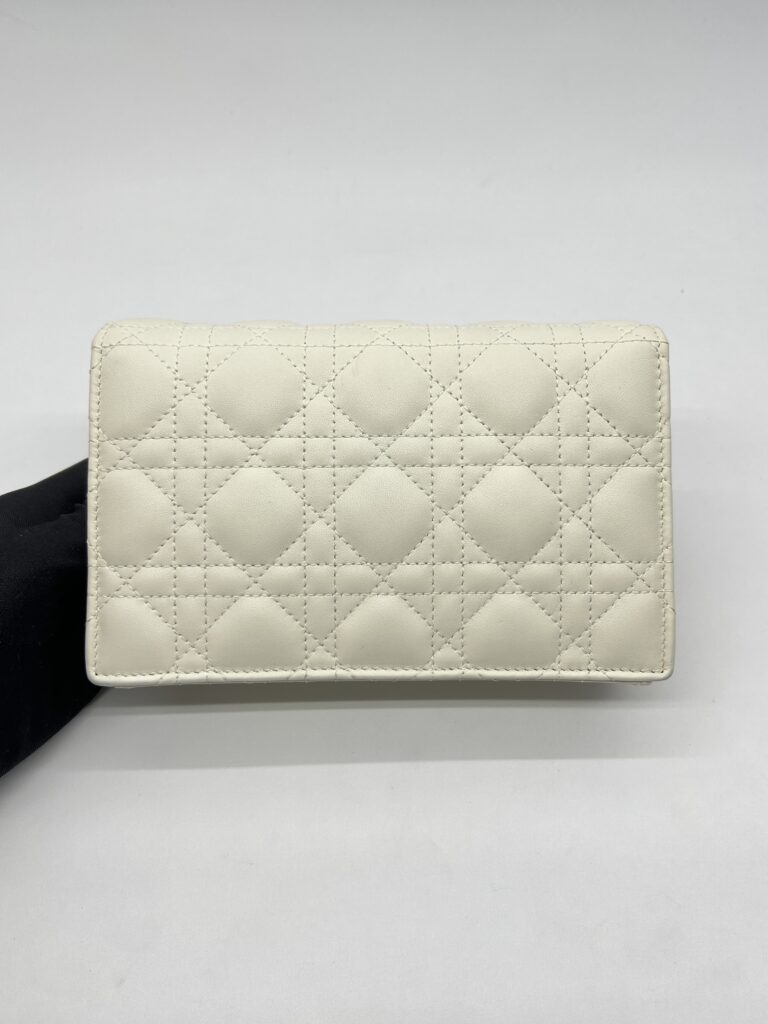 Dior My Dior Daily Chain Pouch Cloud White GHW