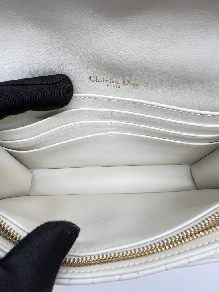 Dior My Dior Daily Chain Pouch Cloud White GHW