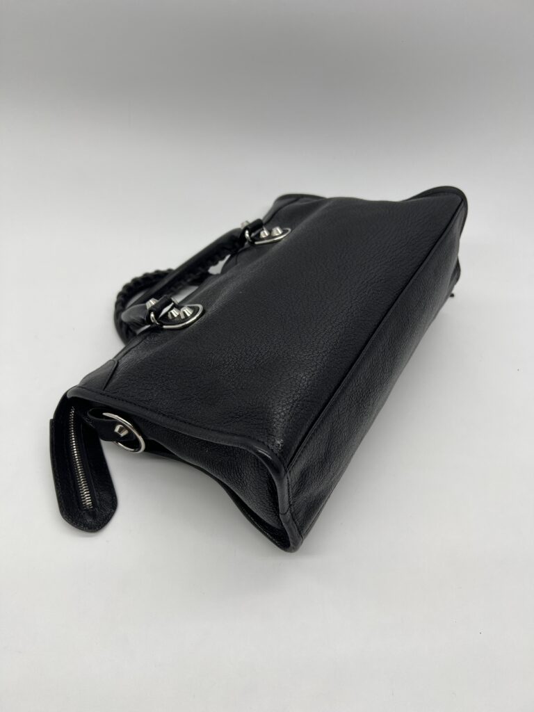 Balenciaga Small City Edge Chevre Black SHW