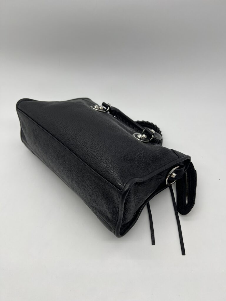 Balenciaga Small City Edge Chevre Black SHW