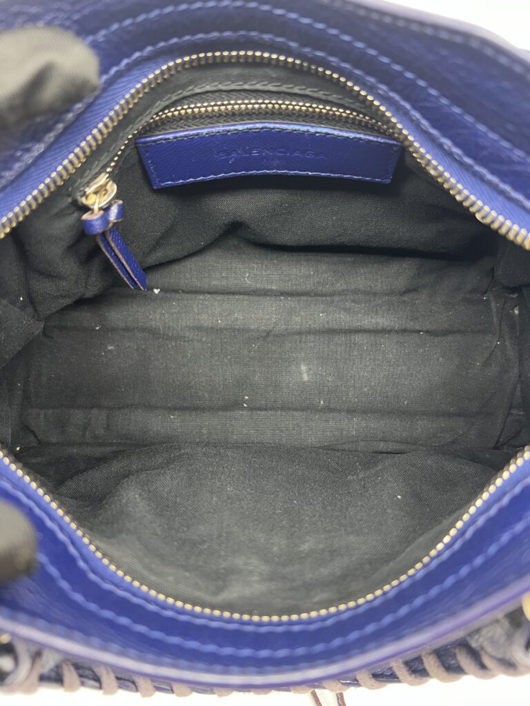 Balenciaga Mini City Edge Chevre Navy GHW