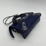 Balenciaga Mini City Edge Chevre Navy GHW