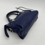 Balenciaga Mini City Edge Chevre Navy GHW