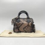 Louis Vuitton Speedy 20 Devoile Python Black Brown GHW