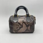 Louis Vuitton Speedy 20 Devoile Python Black Brown GHW