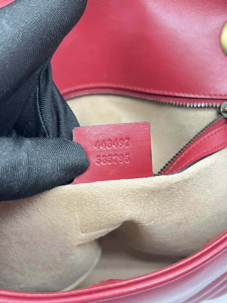Gucci Marmont Flap Small Red GHW